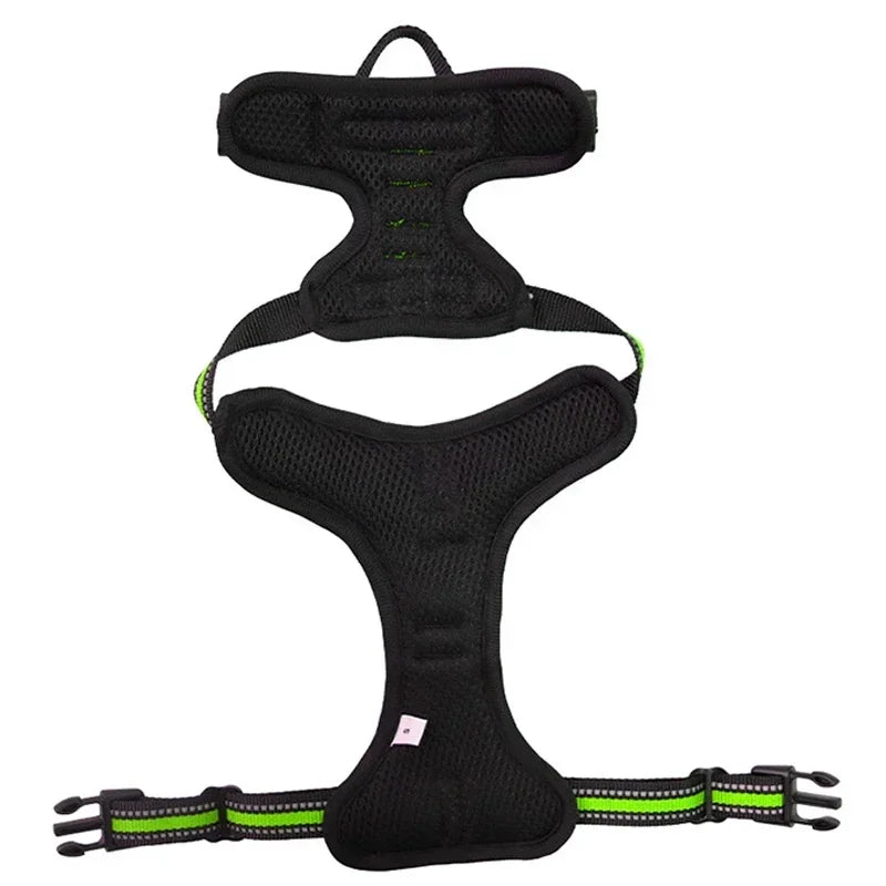 Adjustable No-Pull Reflective Dog Harness - size reference