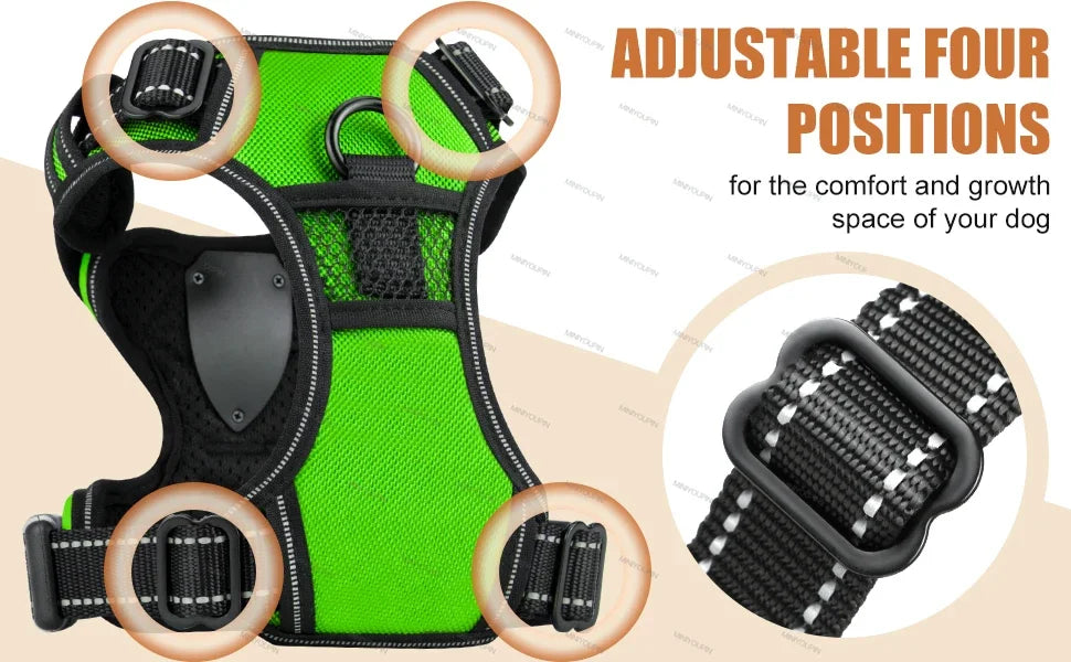 Rechargeable LED No-Pull Dog Harness - view 11