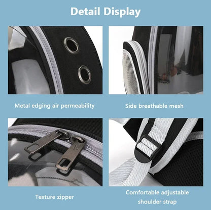 Transparent Bubble Capsule Pet Carrier Backpack - view 11