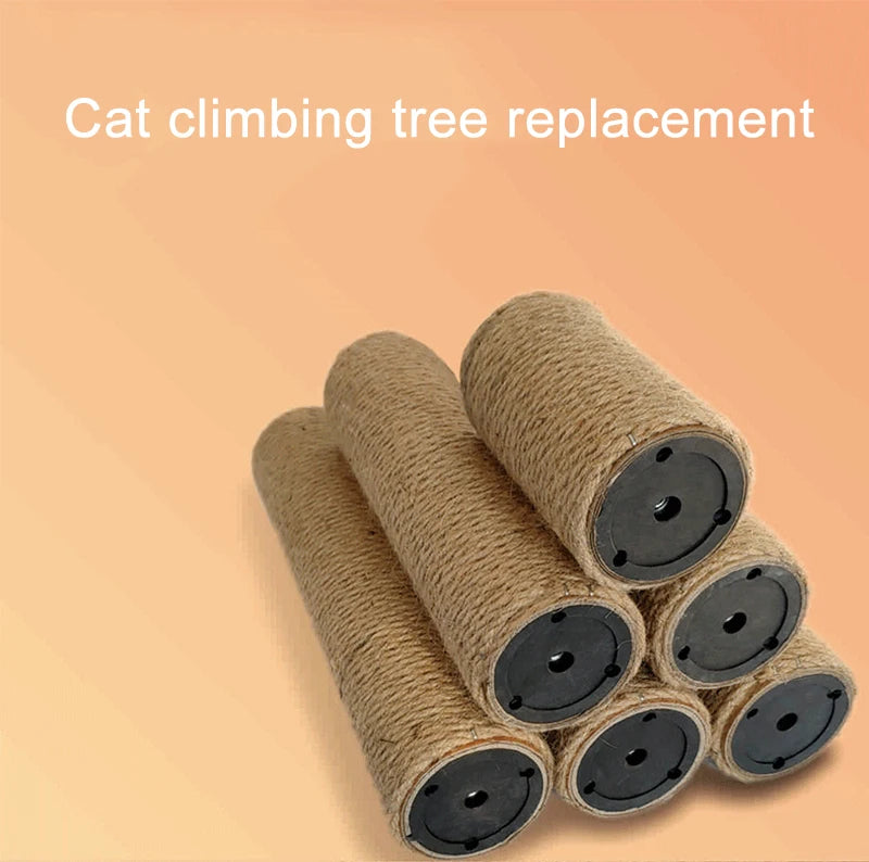 Replacement Sisal Scratching Post for Cat Trees - size reference