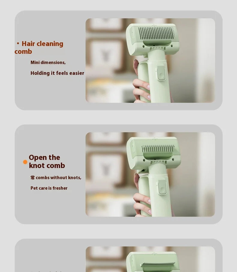 Pet Grooming Vacuum Kit with 5 Brushes for Cats and Dogs - view 22