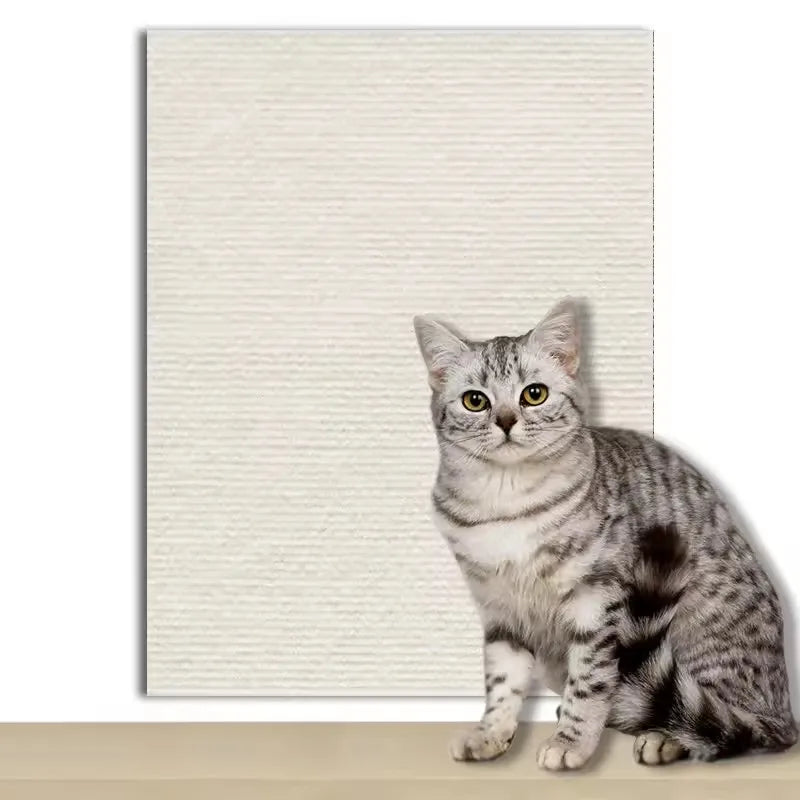 Self-Adhesive Cat Scratcher Sofa Protector - Warm White / 40X200CM