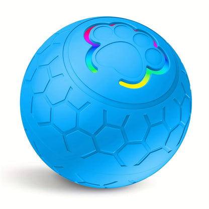 Smart Bouncing Dog Toy Ball with RGB Lights - Upgrade Blue 300mAh