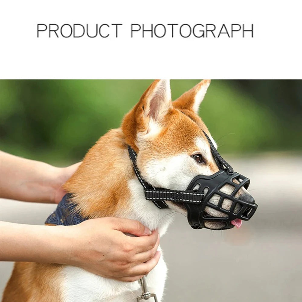 Breathable Anti-Barking Muzzle for Medium and Large Dogs - alternate angle