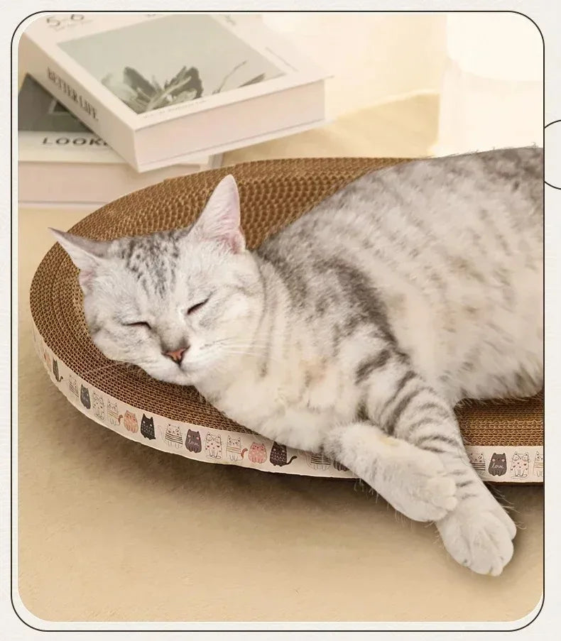 Corrugated Cardboard Cat Scratcher and Bed - size reference