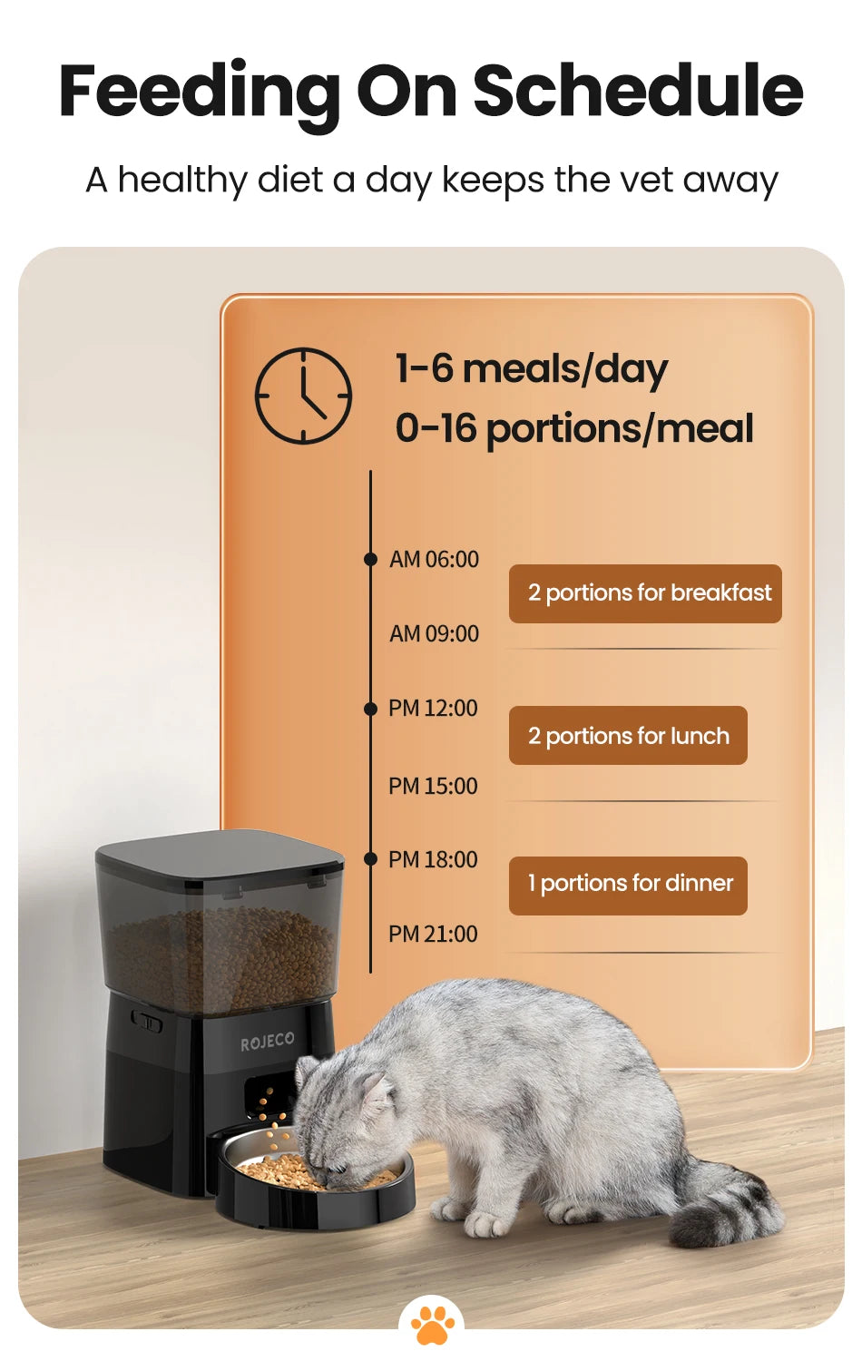 Automatic Pet Food Dispenser for Cats and Dogs - view 12
