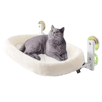 Winter Cat Window Hammock with Suction Cups - from above