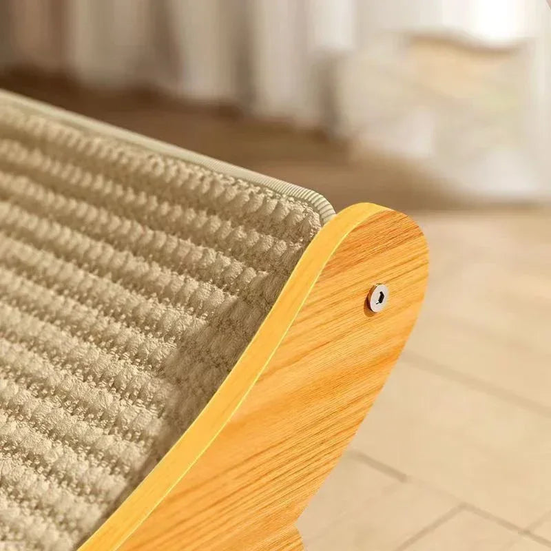 Detachable Cat Scratch Board with Sleeping Bed - alternate angle
