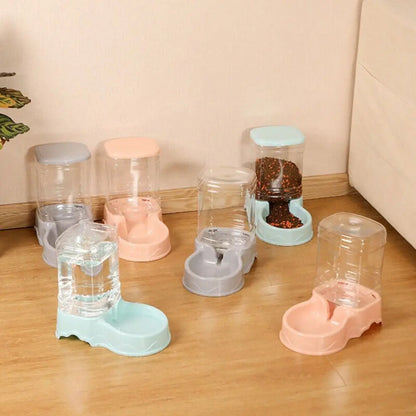 3.8L Automatic Pet Feeder and Water Fountain - size reference