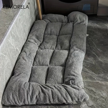 Extra Large Plush Dog Sofa Bed - from above