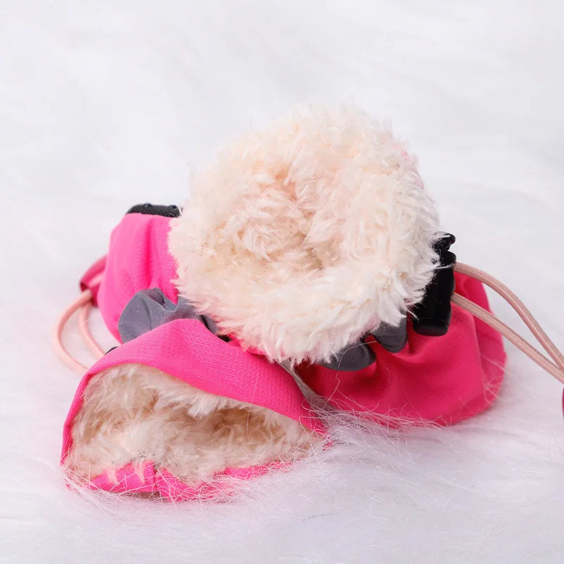 Waterproof Anti-Slip Winter Dog Boots with Socks (4 Pack) - lifestyle