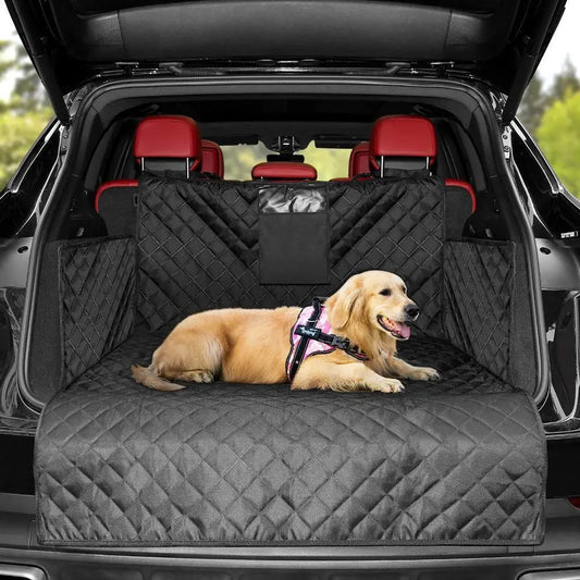 Waterproof Wear-Resistant Dog Car Seat Cover for SUVs - black