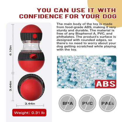 IQ Slow Feeder Ball for Dogs and Cats - in use