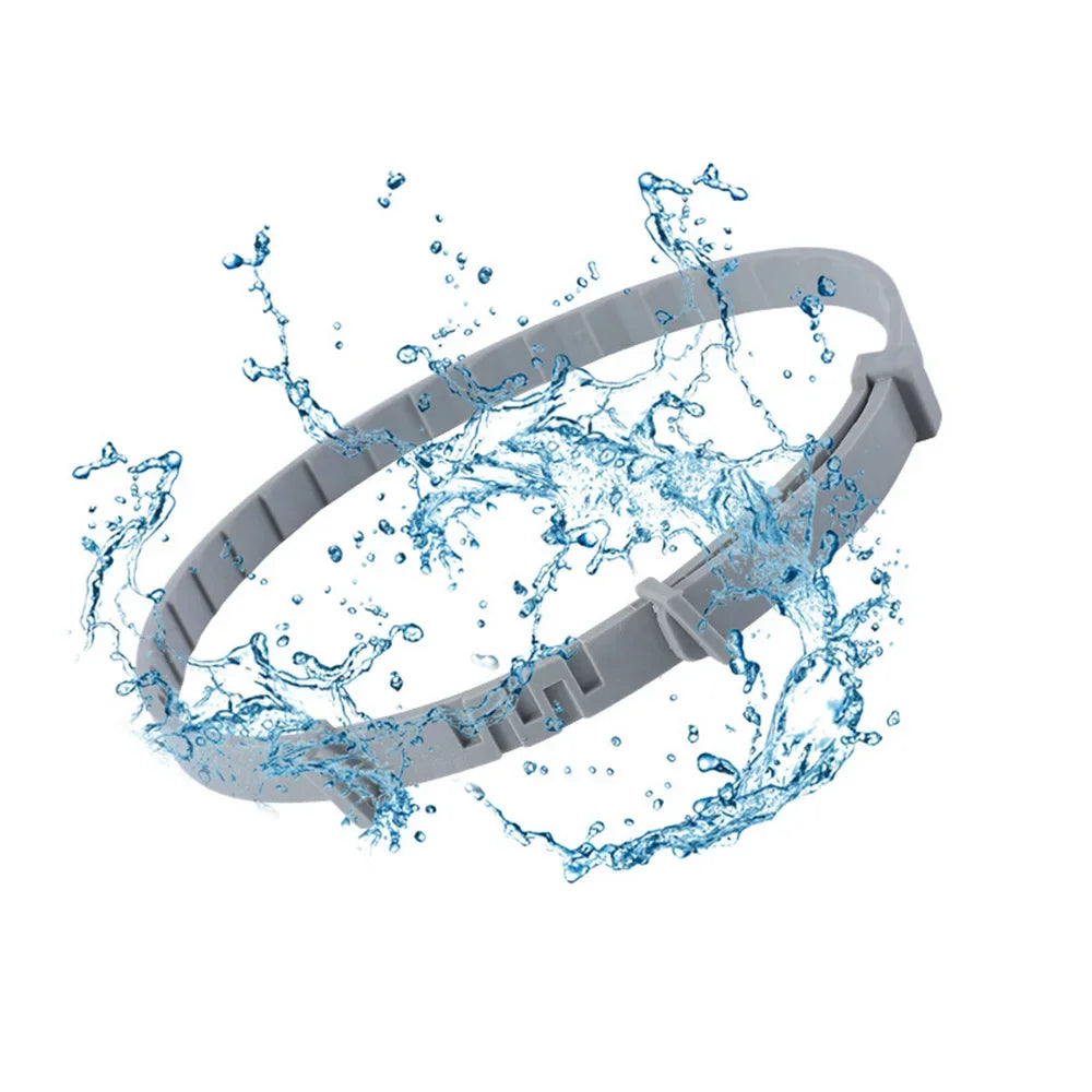 Adjustable Waterproof Plastic Dog Collar - close-up