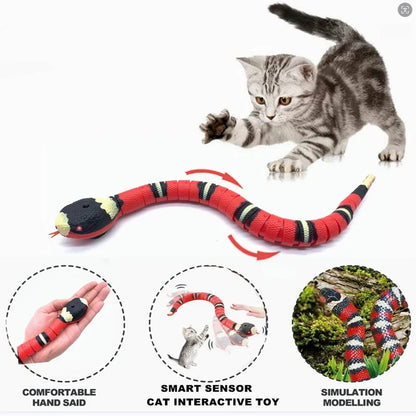 Automatic Smart Sensing Snake Cat Toy