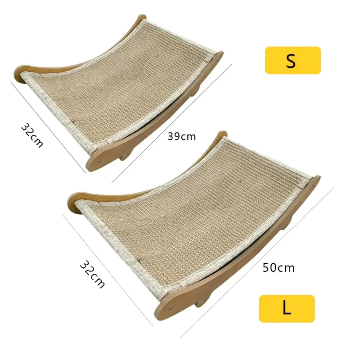 Detachable Cat Scratch Board with Sleeping Bed - lifestyle