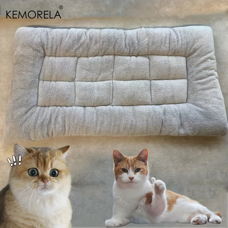 Large Plush Dog Sofa Bed and Crate Mat - alternate angle