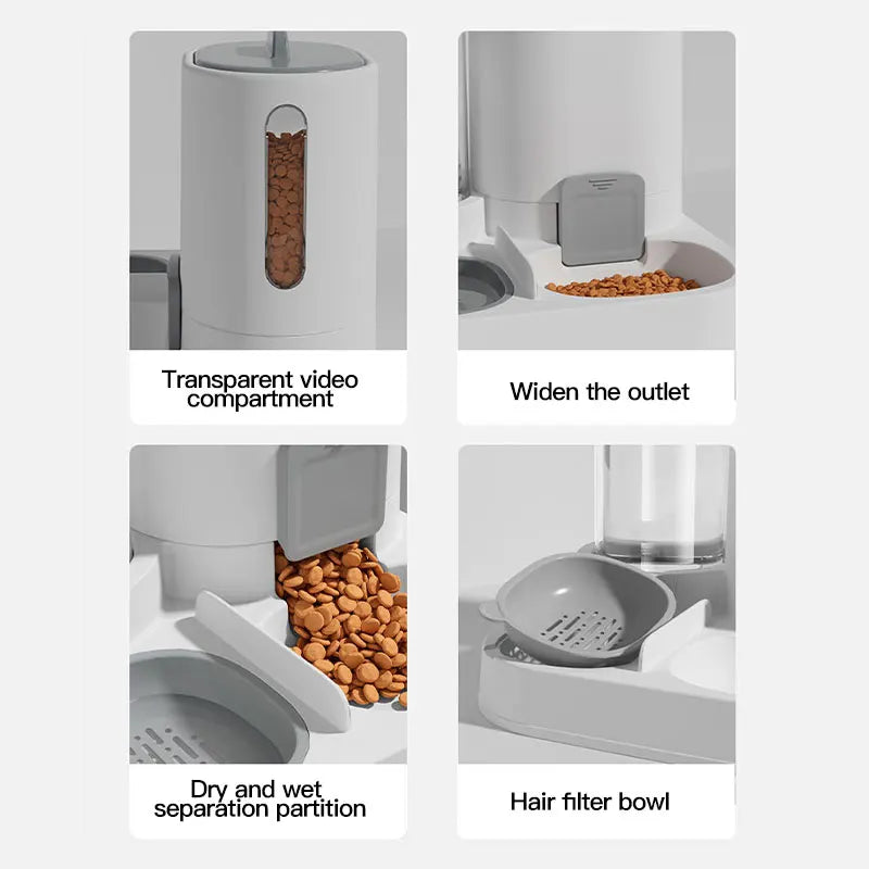 Spill-Proof Gravity Cat Water Dispenser and Feeder - view 13