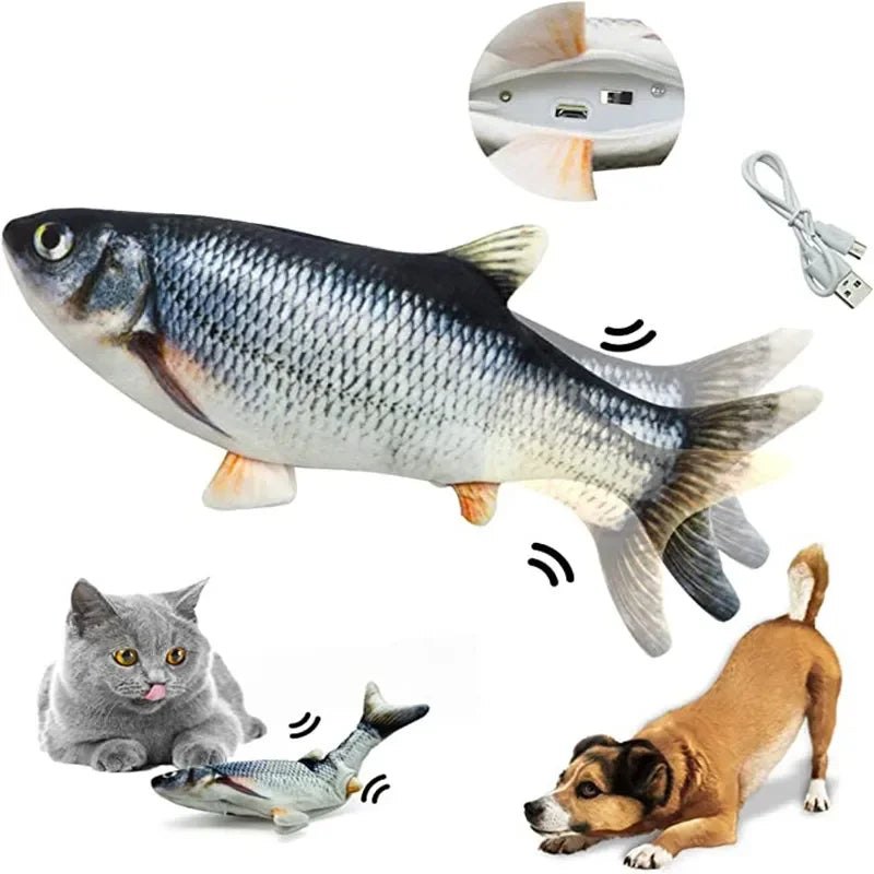 USB Rechargeable Electric Flopping Fish Cat Toy