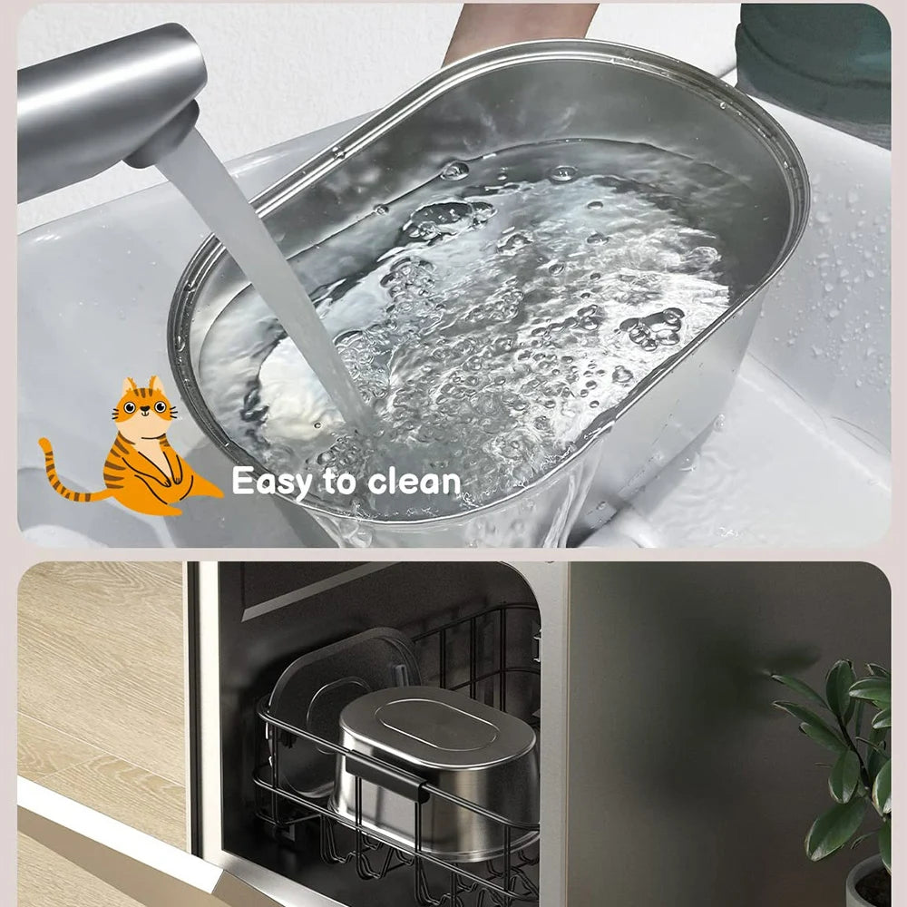 Smart Automatic Cat Water Fountain - in use