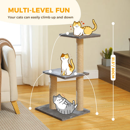 Cat Activity Tree with Hammock and Removable Perch - view 22