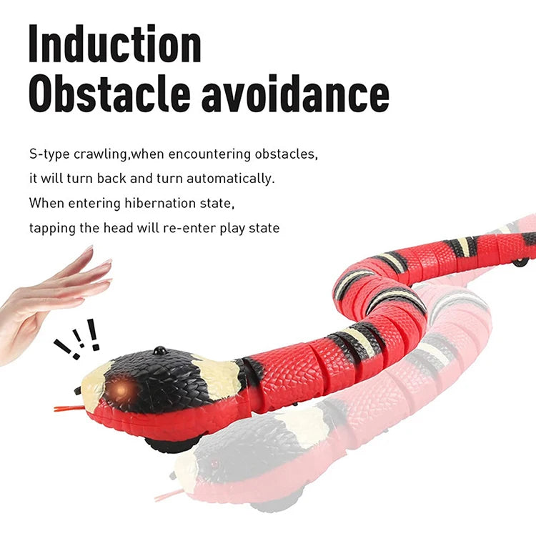 Automatic Smart Sensing Snake Cat Toy - size reference