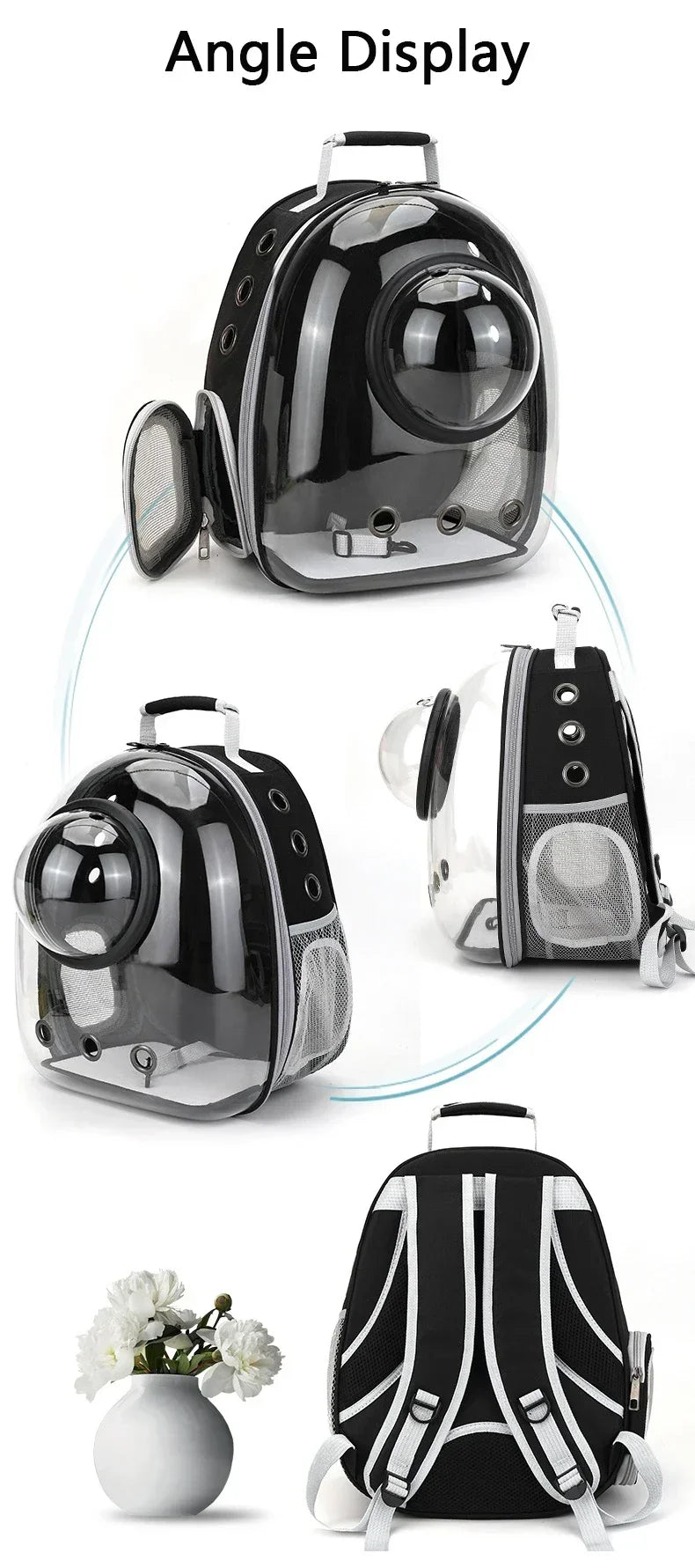 Transparent Bubble Capsule Pet Carrier Backpack - view 21