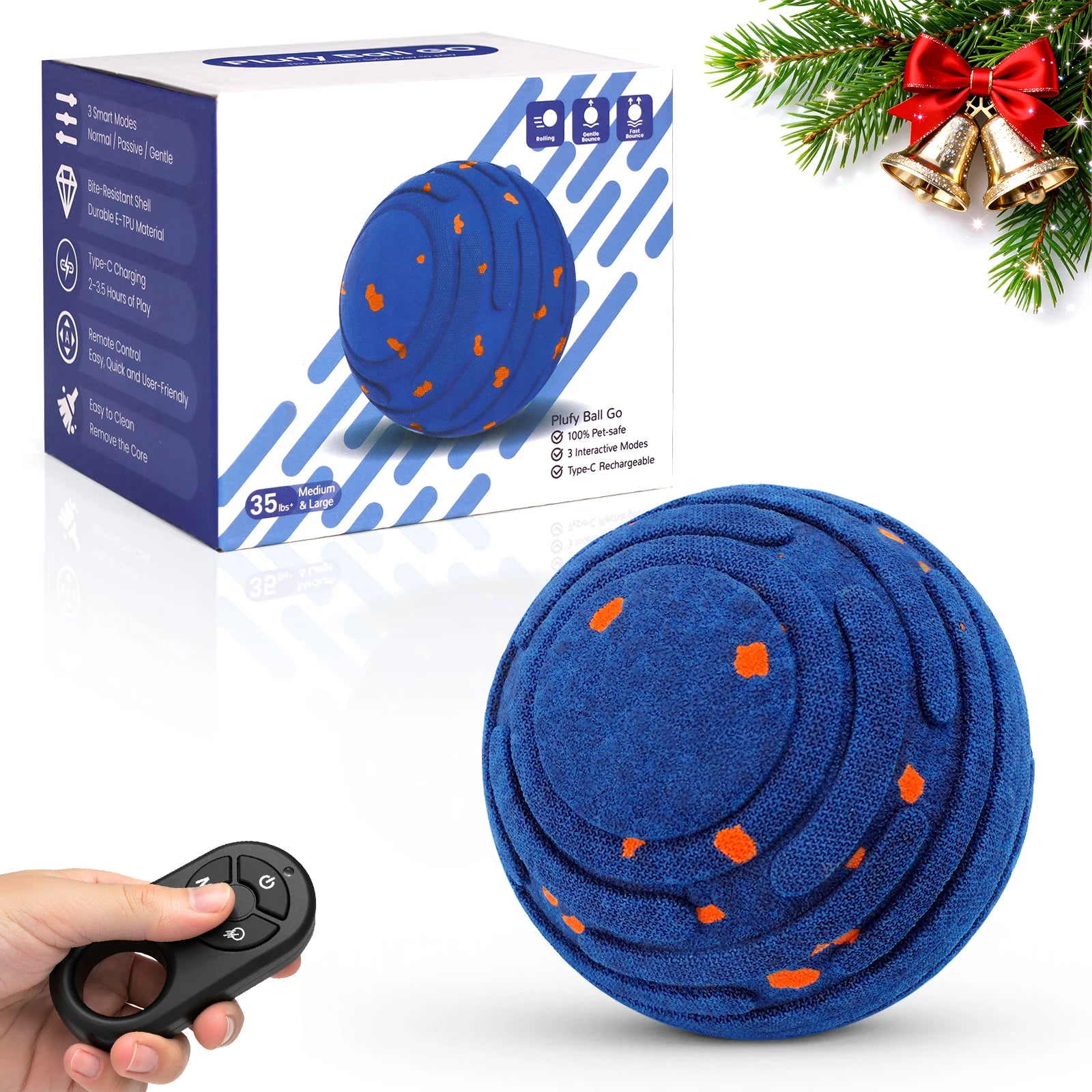 Indestructible Auto-Moving Smart Dog Ball for Tough Chewers