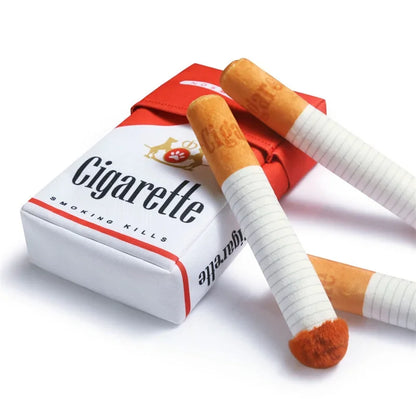 Cigarette Box Plush Squeaky Dog Toy (Funny Gift) - view 14