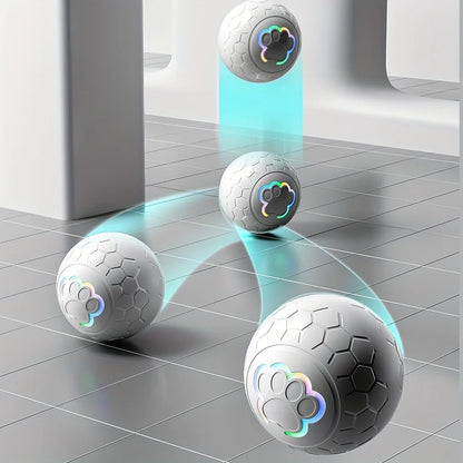 Smart Bouncing Dog Toy Ball with RGB Lights - alternate angle
