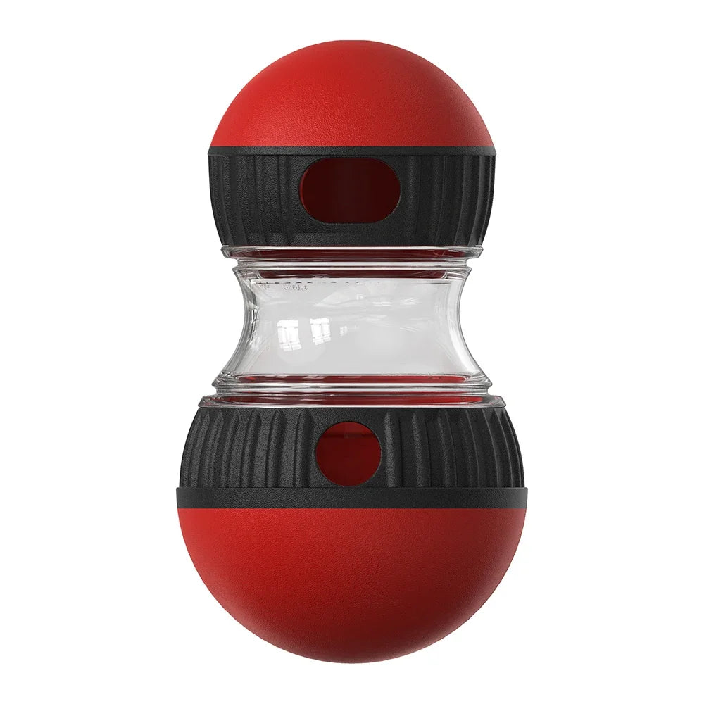 IQ Slow Feeder Ball for Dogs and Cats - Red