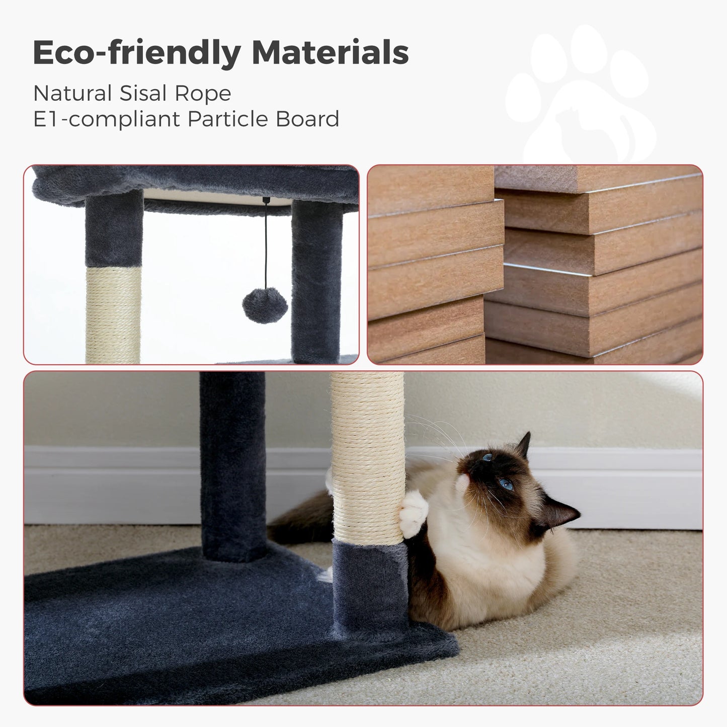 5-Level Cat Tree Tower for Large Cats with Hammock - view 20