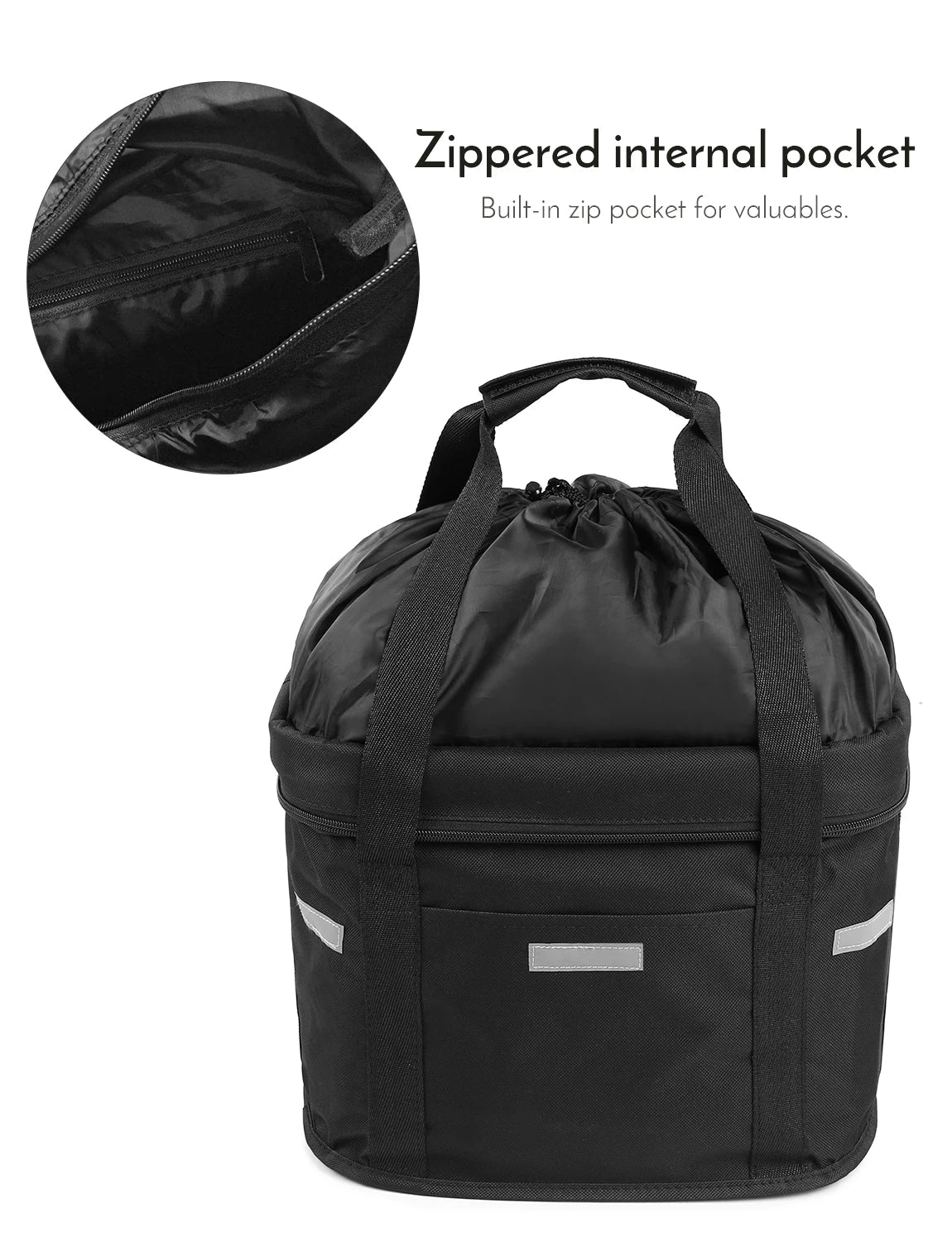 Removable Bicycle Pet Carrier Basket for Dogs and Cats - alternate angle