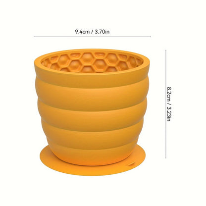 Silicone Slow Feeder Dog Bowl for Small and Medium Breeds - lifestyle