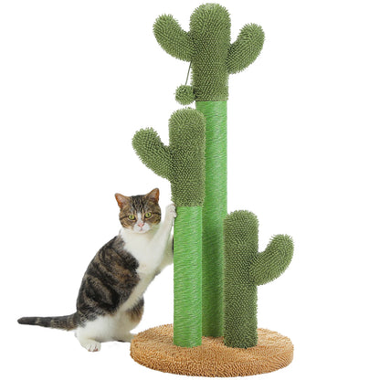 Cactus Cat Tree with Condo, Hammock and Toys - view 17
