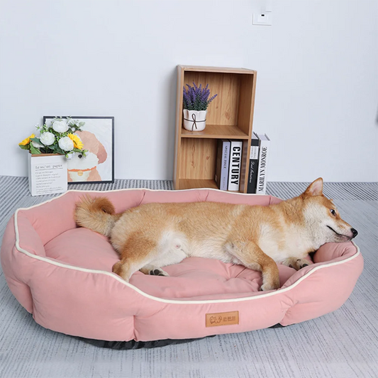 Spacious Pet Sofa Sleeping Bed for Large Dogs - side view