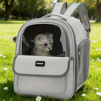 Breathable Mesh Pet Carrier Backpack for Dogs and Cats