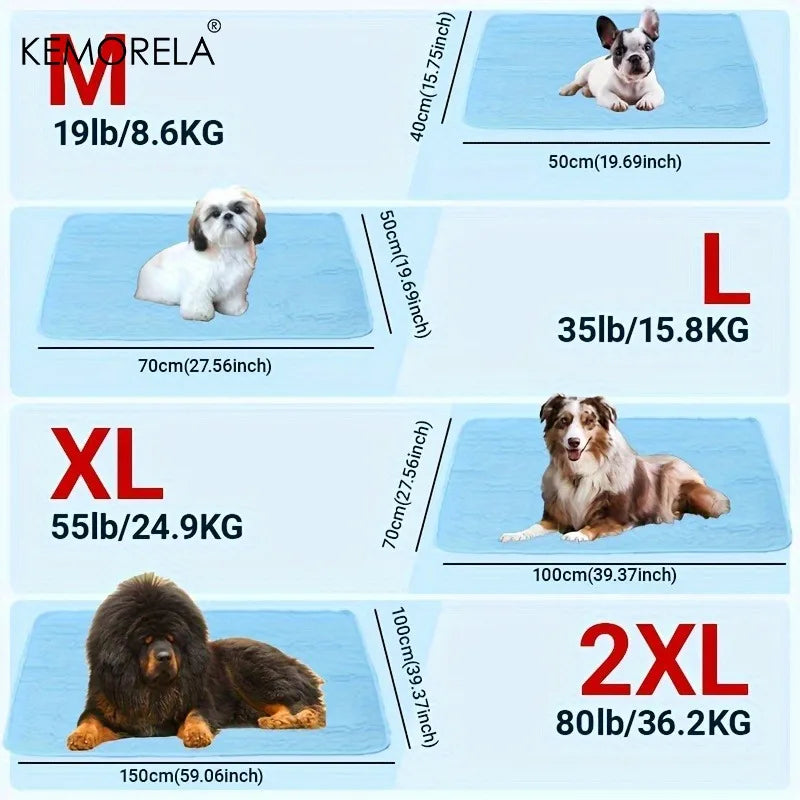 Summer Cooling Mat and Bed for Dogs and Cats - lifestyle