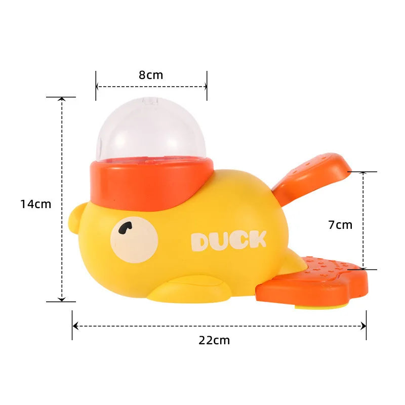 Cartoon Duck Puzzle Feeder and Treat Dispenser - Yellow Duck
