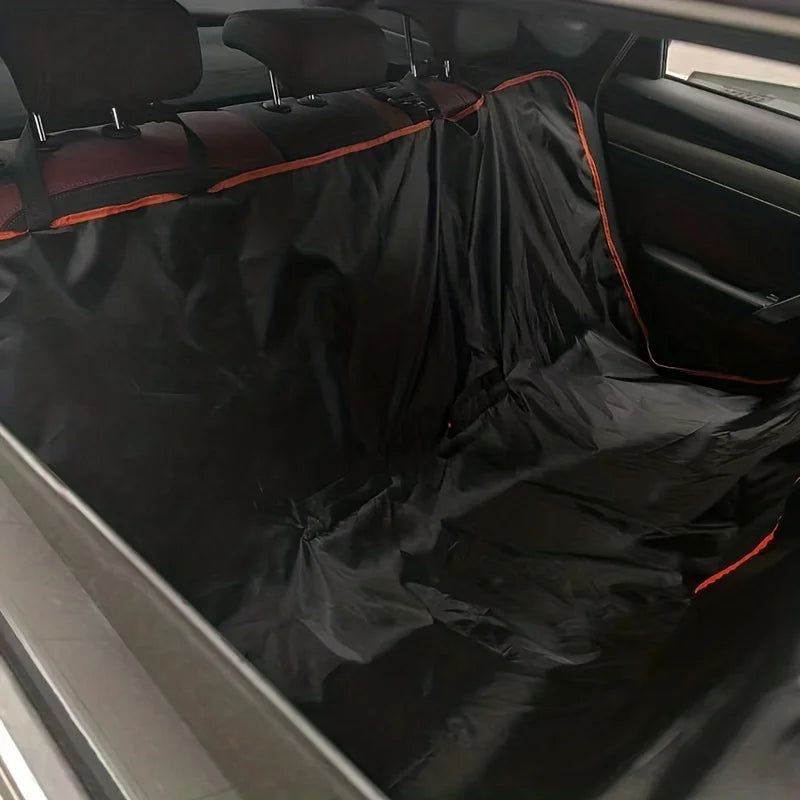 Scratchproof Oxford Dog Car Seat Cover Hammock - detail