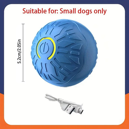 USB Rechargeable Smart Rolling Dog Ball - Blue XH