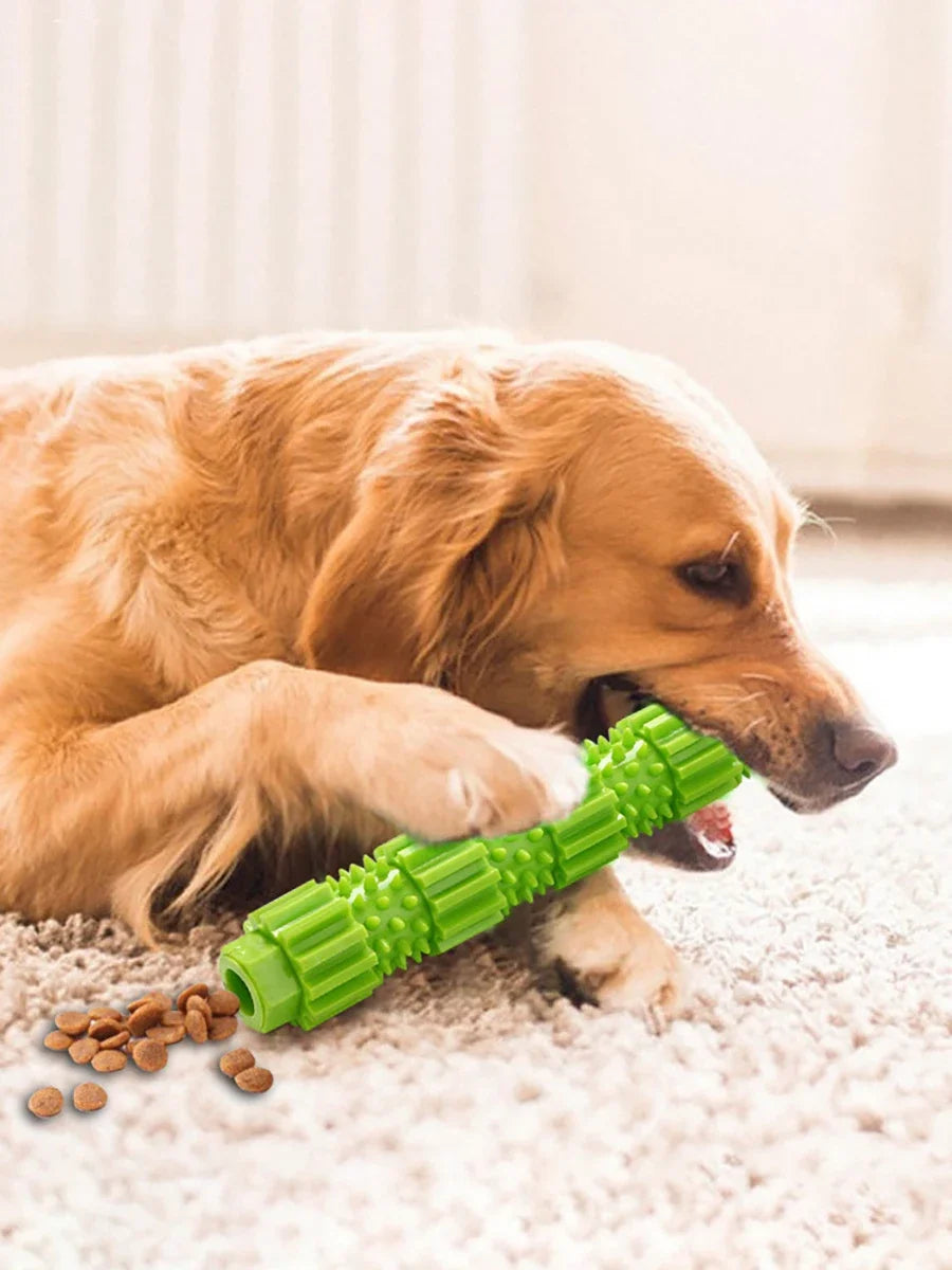 Indestructible Cooling Chew Toy and Treat Dispenser - from above