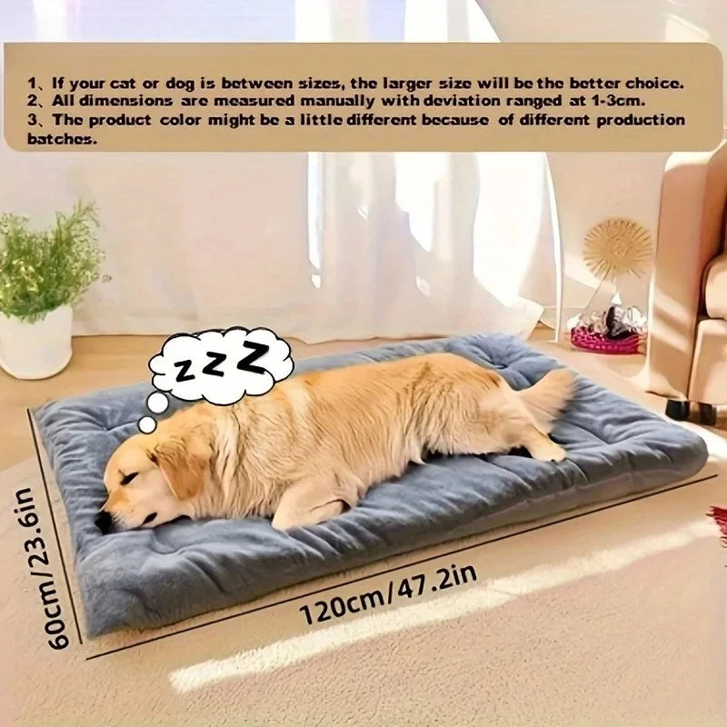Large Plush Dog Sofa Bed and Crate Mat - view 12