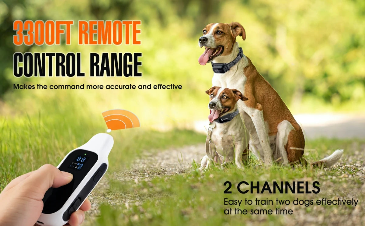 Digital Dog Training Collar with LCD Display (800m Range) - alternate angle