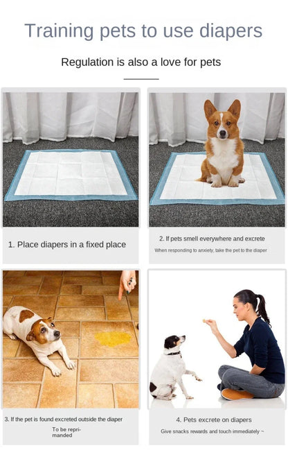 Absorbent Disposable Puppy Training Pee Pads (20 to 100 Pack) - view 12