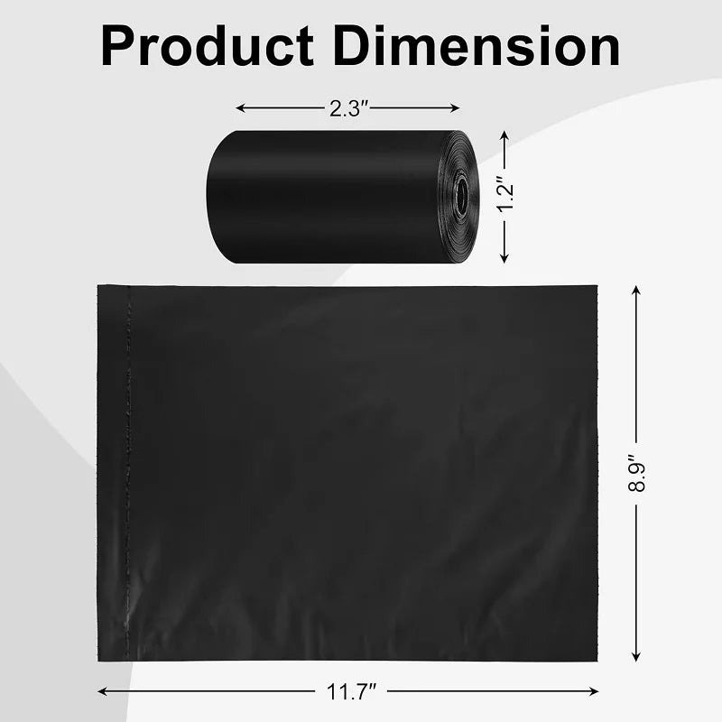 Biodegradable Leak-Proof Dog Poop Bags for Walks - side view