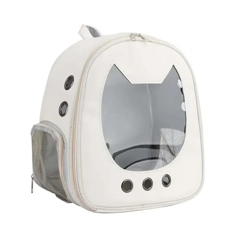 Foldable Transparent Pet Backpack for Cats and Small Dogs - view 20