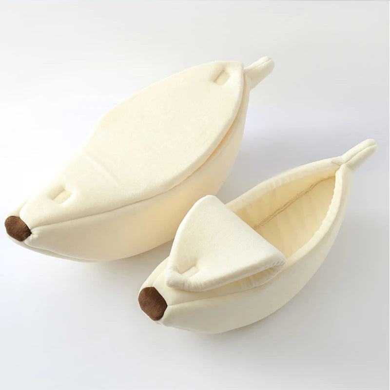 Cozy Banana-Shaped Cat Bed and Kennel - view 18