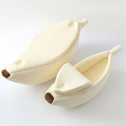 Cozy Banana-Shaped Cat Bed and Kennel - view 18