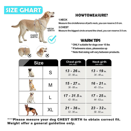 No-Pull Padded Dog Harness with Control Handle - side view